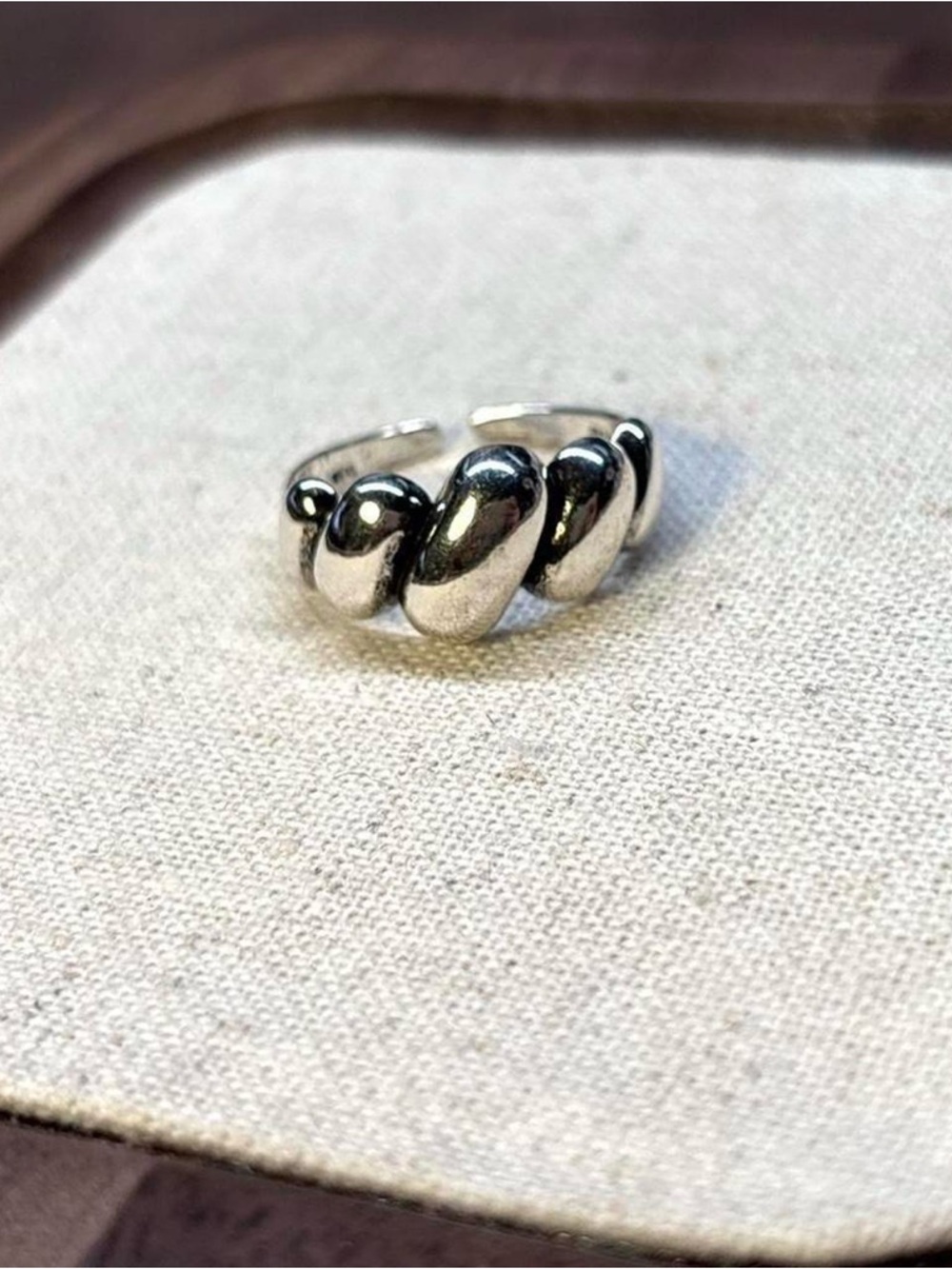 Classic Chunky Link Silver Toe or Midi Ring - Silver